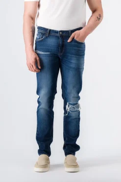 Teddy Smith Jean slim DEAN SLIM VINTAGE DESTROY Outlet