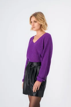 Teddy Smith Jupe en simili cuir MILENA NOIR Outlet