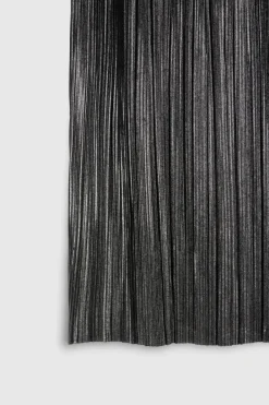 Teddy Smith Jupe J-PLIZ NOIR/FOILED SILVER Store