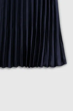 Teddy Smith Jupe satin plissée J-PLISSA DARK NAVY DARKNAVY Sale