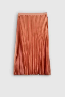 Teddy Smith Jupe satin plissée J-PLISSA LIGHT CARAMEL LIGHTCARAMEL Cheap