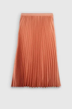 Teddy Smith Jupe satin plissée J-PLISSA LIGHT CARAMEL LIGHTCARAMEL Cheap