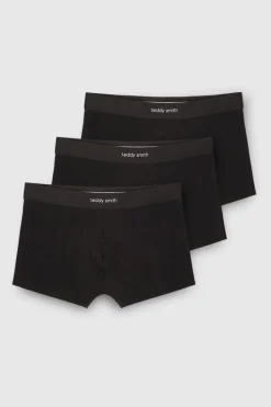 Teddy Smith Lot de 3 boxers BORIS NOIR Best