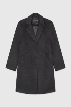 Teddy Smith Manteau long uni C-LEO NOIR Cheap