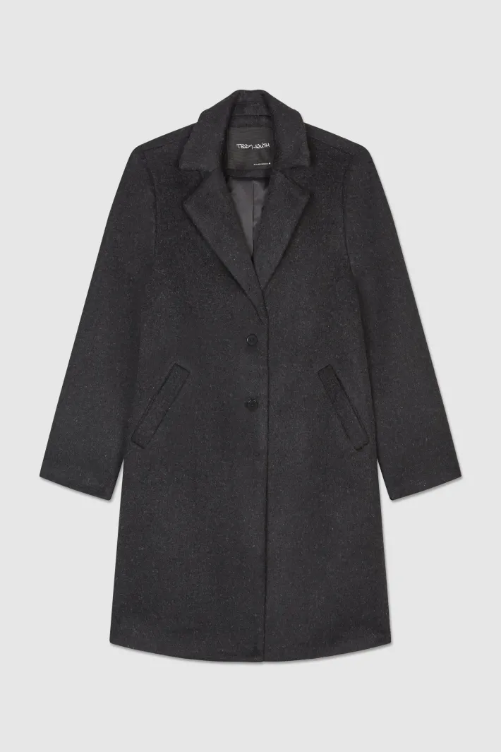 Teddy Smith Manteau long uni C-LEO NOIR Cheap