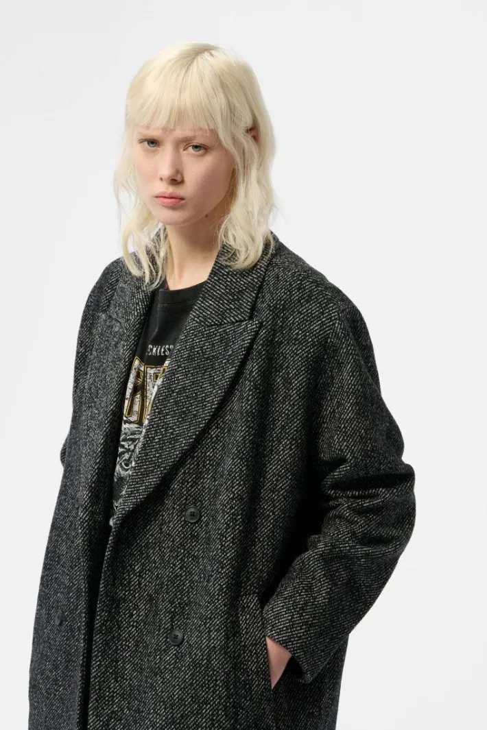 Teddy Smith Manteau M-NORA MELANGE BLACK Store