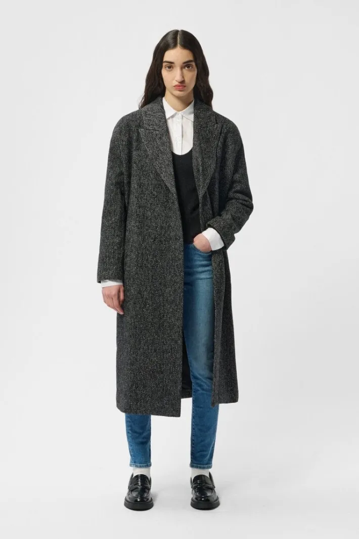 Teddy Smith Manteau M-NORA MELANGE BLACK Store