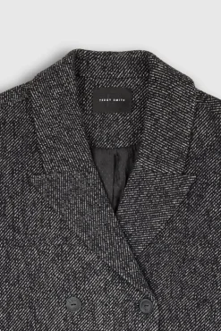 Teddy Smith Manteau M-NORA MELANGE BLACK Store