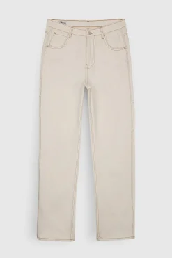 Teddy Smith Pantalon charpentier COLOR MIDDLE WHITE Cheap