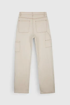 Teddy Smith Pantalon charpentier COLOR MIDDLE WHITE Cheap