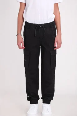 Teddy Smith Pantalon coupe cargo bas resserré P-MURRAY CARGO CHARBON Outlet