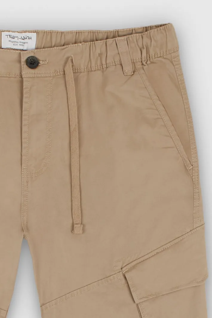 Teddy Smith Pantalon coupe cargo P-MURRAY CARGO BEIGE Flash Sale