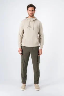 Teddy Smith Pantalon coupe cargo WOODY CARGO TURBULENCE KAKI New