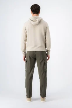 Teddy Smith Pantalon coupe cargo WOODY CARGO TURBULENCE KAKI New