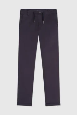 Teddy Smith Pantalon coupe chino CHINO ELASTIC JR DARK NAVY Outlet