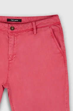 Teddy Smith Pantalon coupe chino slim P-NINA CHINO JAFFY PINK JAFFYPINK Best