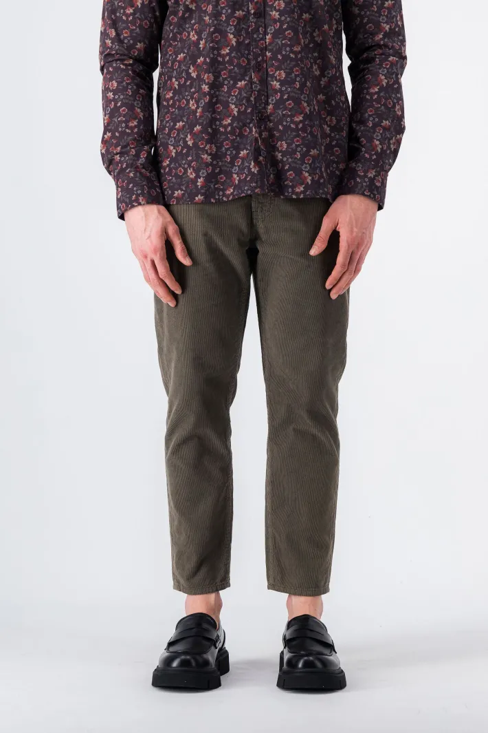 Teddy Smith Pantalon coupe étroite DAD CROPPED TURBULENCE KAKI TURBULENCEKAKI Cheap