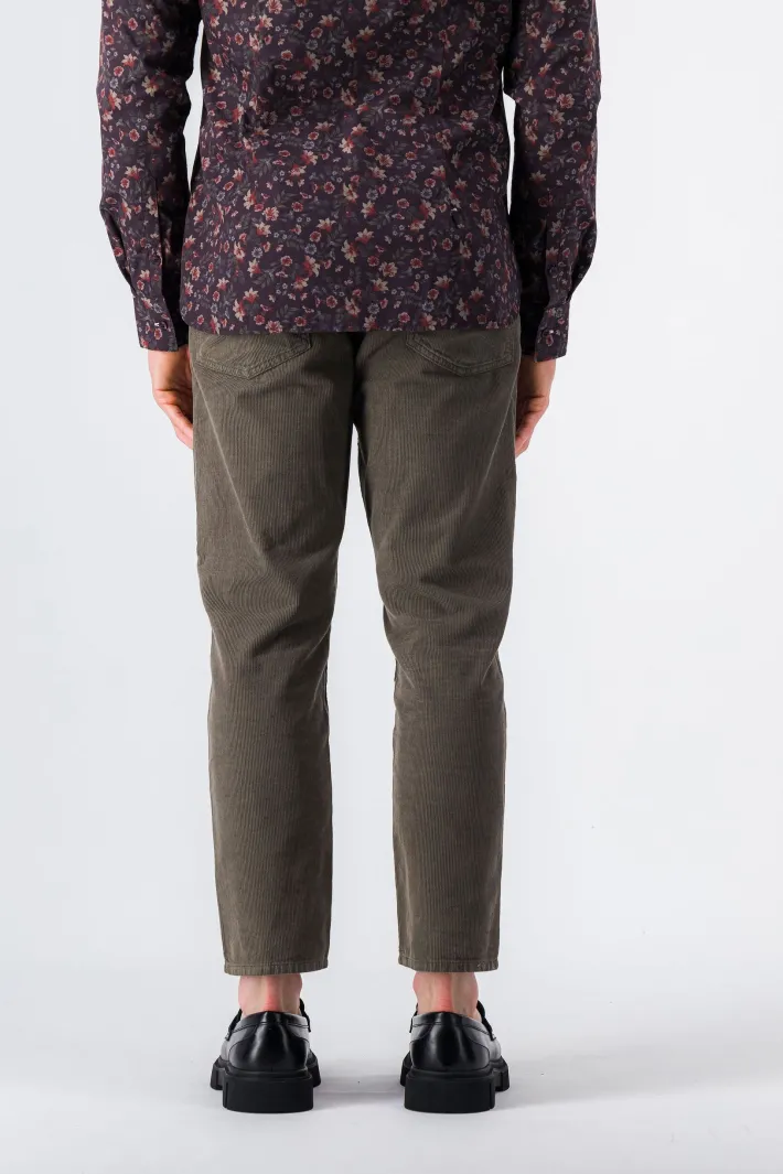 Teddy Smith Pantalon coupe étroite DAD CROPPED TURBULENCE KAKI TURBULENCEKAKI Cheap