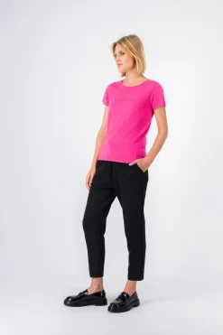 Teddy Smith Pantalon fluide à poches DORIA NOIR Clearance