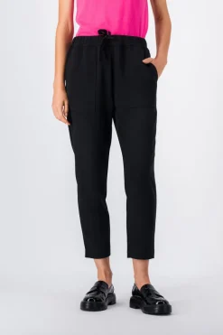 Teddy Smith Pantalon fluide à poches DORIA NOIR Clearance