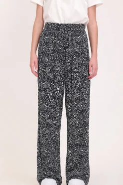 Teddy Smith Pantalon fluide P-SILIA DARK NAVY PRINT Online