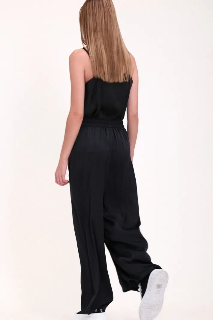 Teddy Smith Pantalon fluide satiné P-SOULINDA DARK NAVY Hot