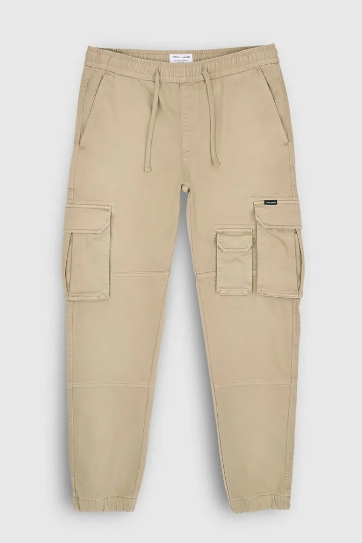 Teddy Smith Pantalon P-DAVIS CARGO WORKER BEIGE WORKERBEIGE Online