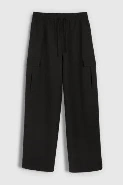 Teddy Smith Pantalon P-ROSALY CARGO NOIR Cheap