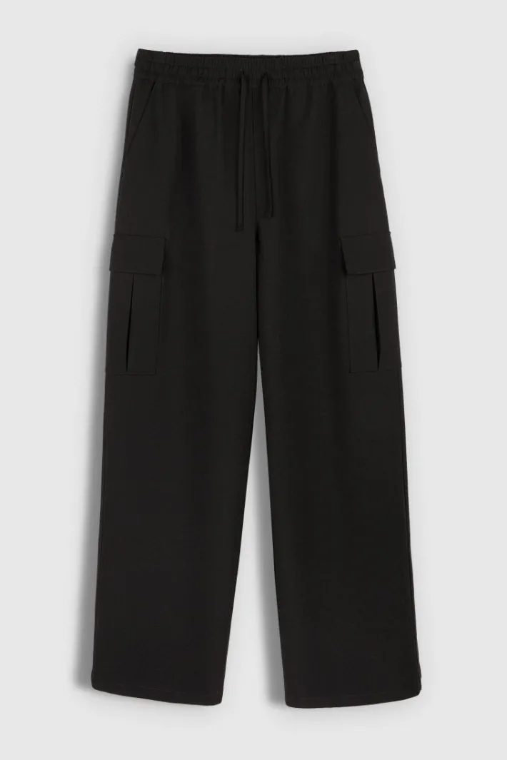 Teddy Smith Pantalon P-ROSALY CARGO NOIR Cheap