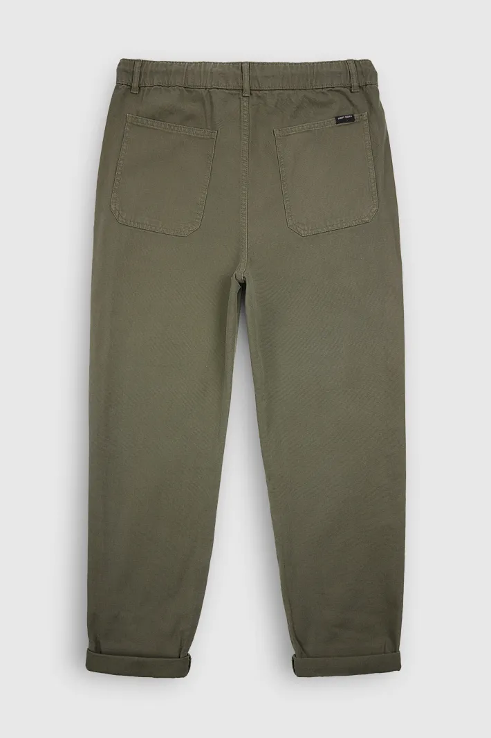Teddy Smith Pantalon P-YORK CANVAS KAKI Cheap