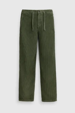 Teddy Smith Pantalon PYWAN 2 VELOURS MILITARY KAKI MILITARYKAKI Fashion