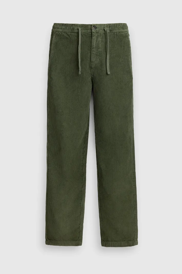 Teddy Smith Pantalon PYWAN 2 VELOURS MILITARY KAKI MILITARYKAKI Fashion