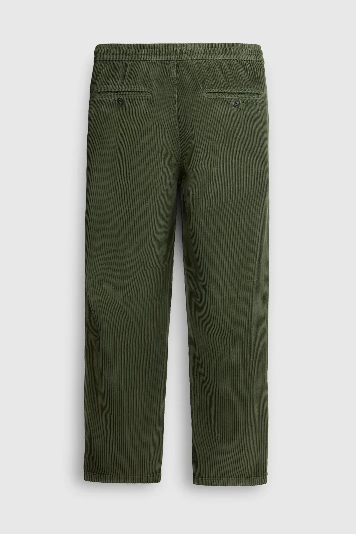 Teddy Smith Pantalon PYWAN 2 VELOURS MILITARY KAKI MILITARYKAKI Fashion