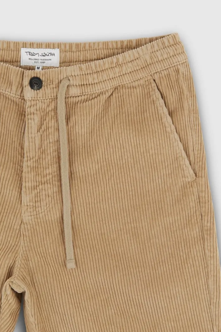 Teddy Smith Pantalon PYWAN 2 VELOURS WORKER BEIGE WORKERBEIGE Sale