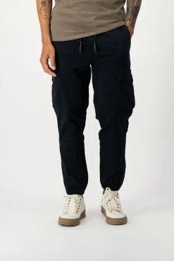 Teddy Smith Pantalon taille élastiquée PIKERS 2 CARGO CHARBON New