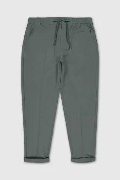 Teddy Smith Pantalon taille élastiquée PYWAN 2 BISTRET VINTAGE KAKI VINTAGEKAKI Store
