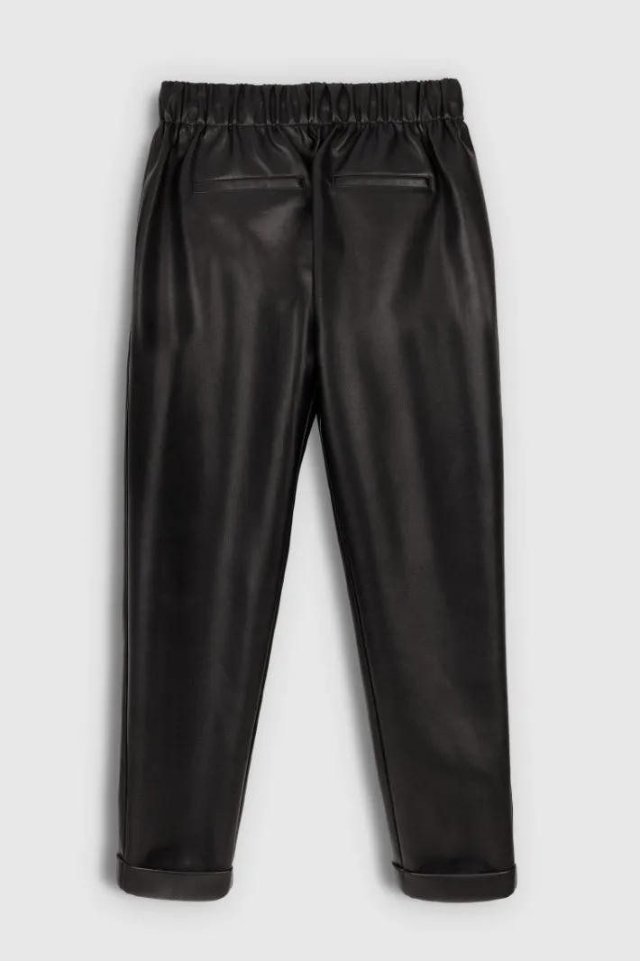 Teddy Smith Pantalon TEDDY SIMILI NOIR Discount