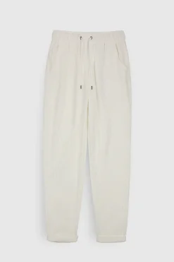 Teddy Smith Pantalon TEDDY VELOURS MIDDLE WHITE MIDDLEWHITE Best