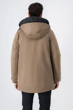 Teddy Smith Parka à col montant DANISH CHATAIN Online