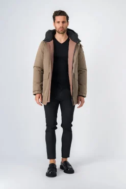Teddy Smith Parka à col montant DANISH CHATAIN Online