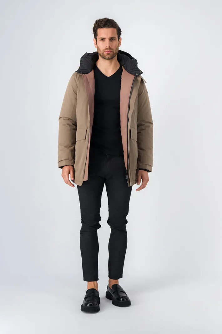 Teddy Smith Parka à col montant DANISH CHATAIN Online