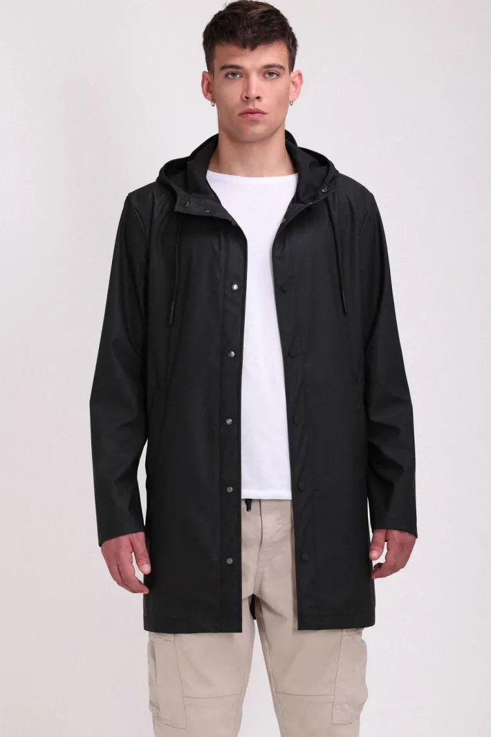 Teddy Smith Parka coupe-vent imperméable P-GRIFFIN CHARBON New