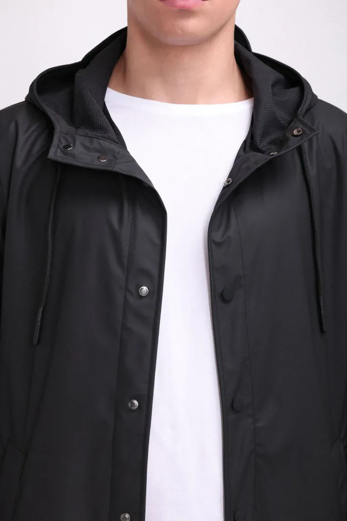 Teddy Smith Parka coupe-vent imperméable P-GRIFFIN CHARBON New