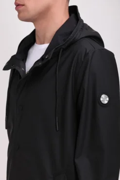 Teddy Smith Parka coupe-vent imperméable P-GRIFFIN CHARBON New