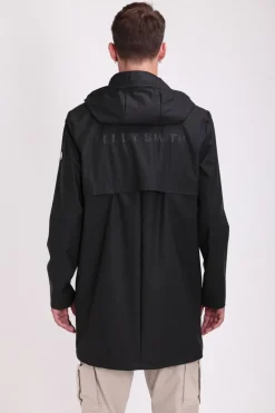 Teddy Smith Parka coupe-vent imperméable P-GRIFFIN CHARBON New