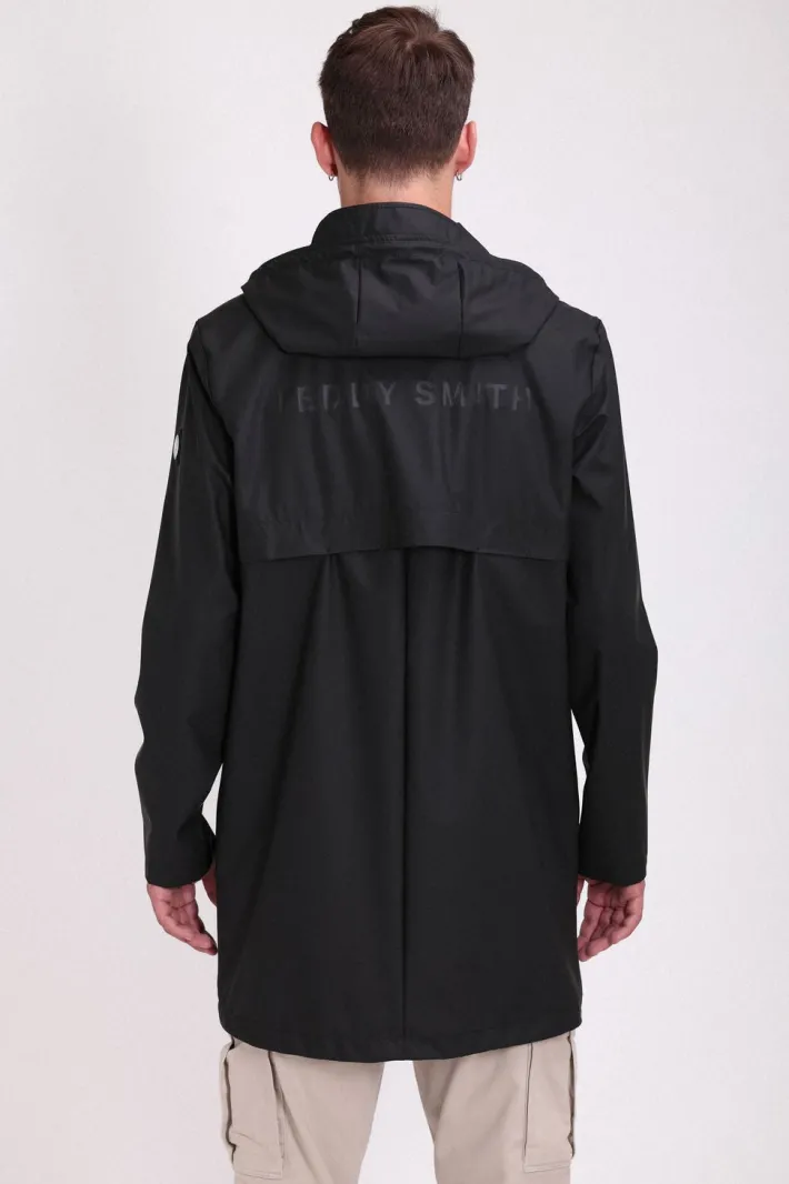 Teddy Smith Parka coupe-vent imperméable P-GRIFFIN CHARBON New