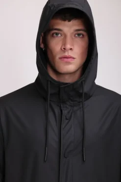 Teddy Smith Parka coupe-vent imperméable P-GRIFFIN CHARBON New