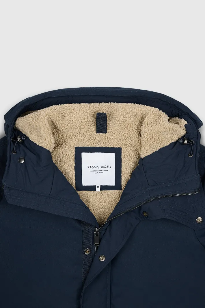 Teddy Smith Parka P-DONALD TOTAL NAVY TOTALNAVY Flash Sale