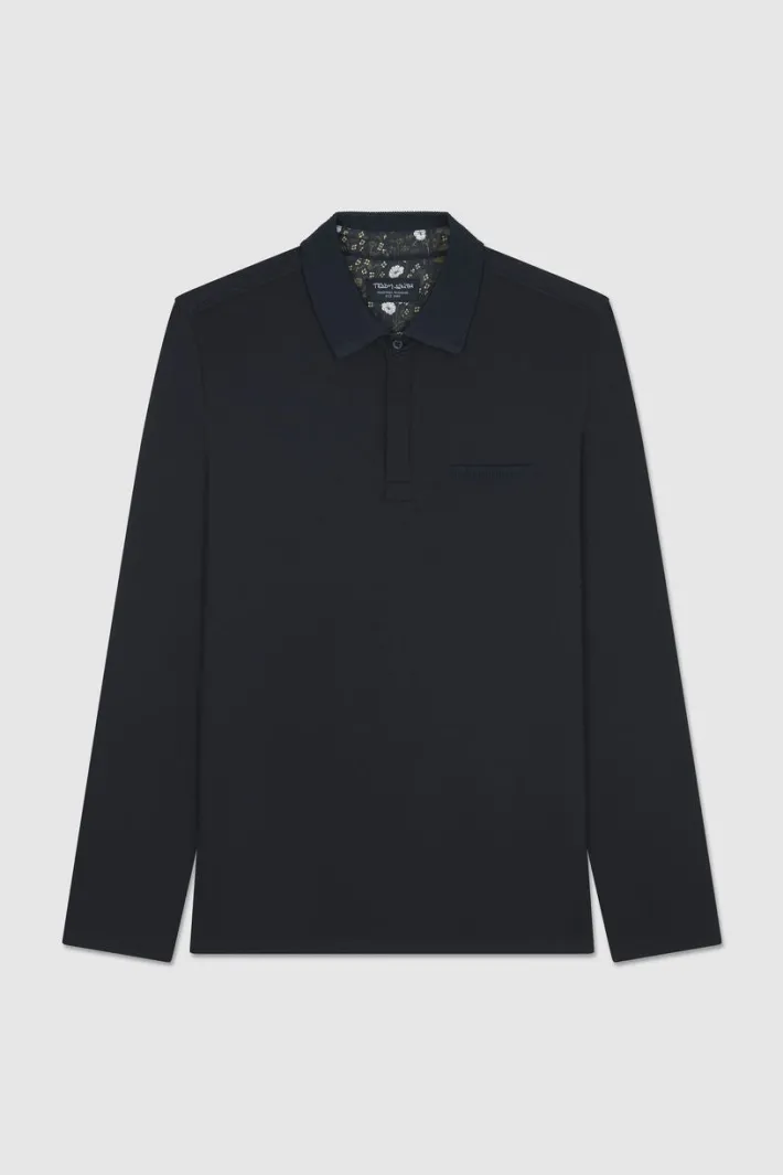 Teddy Smith Polo jersey JAPSON ML DARK NAVY Store
