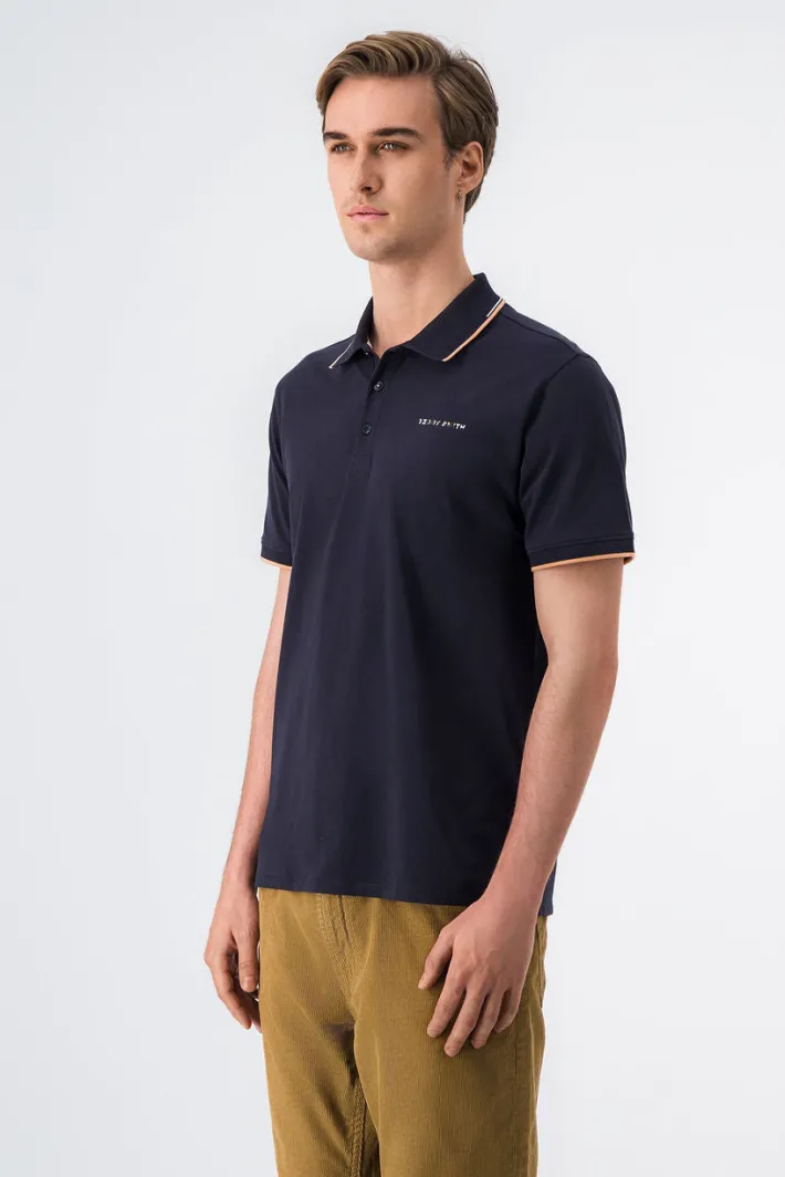Teddy Smith Polo jersey manches courtes P-REX MC UNION NAVY UNIONNAVY Clearance